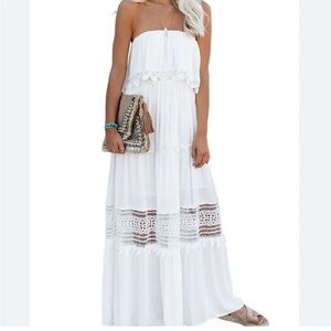 Stunning Strapless Maxi Dress